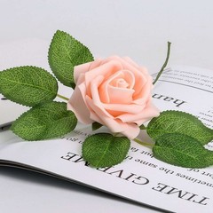25/50x Artificial Fake Plant Bunch Rose Flowers Bouquet Home Decor Wedding Party