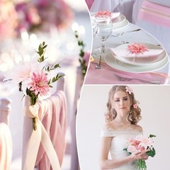 48 PCS Fake Flowers Heads – Artificial Flower Heads Bulk Silk Faux Rose Pink