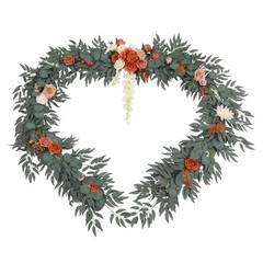 275cm Artificial Floral Garland Handmade Rattan Flower Garland For Wedding Party