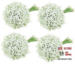 -Pcs Baby Breath Artificial Flowers Bulk，Artificial Babys Breath Flowers 120