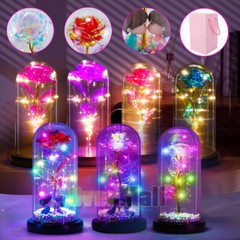 Eternal Rose Flower LED Enchanted Galaxy Rose LED Light Valentine’s Gift For Her