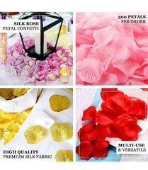 Rose Petal Lot Flower Petal Lot Faux Rose Petals Red Black Lavender Gold New