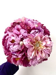 Handmade Pink Floral Bridal Bouquet Artificial Flower