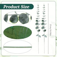 100 Pcs Faux Greenery Artificial Eucalyptus Leaves Decor – Eucalyptus Stems