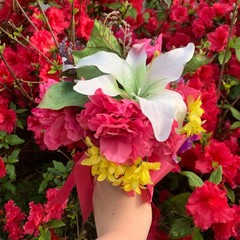 Handmade Wedding Bouquet Bridal Bouquet Faux Floral Wedding Bouquet
