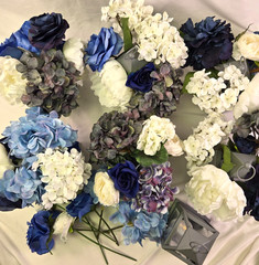 Lot Florals Centerpieces Bouquets Lanterns Decorations BLUES, BEACH, BOHO Event