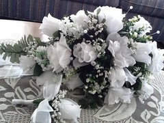 7 pc White or any color Wedding package Rush Orders Available