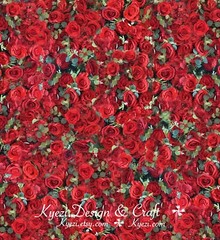 Red Rose Artificial Flower Panels Wedding Party Wall Decor Photo Background W-58