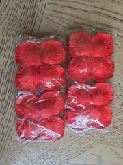Rose Petal Lot Flower Petal Lot Faux Rose Petals Red Black Lavender Gold New