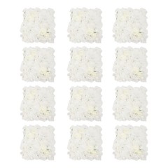 12pcs Artificial Flower Wall Panels, Flower Wall Decoration For Wedding Birthday