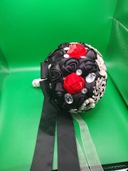 Bridal Bouquet Exclusively Different Specials Rhinestone Silk Roses Red More…