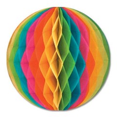 Beistle 24-Piece Tissue Balls, 12-Inch
