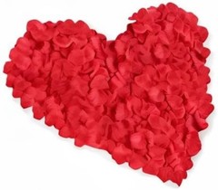 1000 Count Red Silk Rose Petals – Perfect for Weddings & Celebrations
