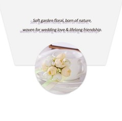 Set of 10 Gentle Artificial Flower Bracelet Bridesmaid Wedding Gift Rustic Wrist