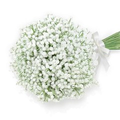 15 PCS Babys Breath Artificial Flowers Fake Babys Breath Flowers 15pcs White