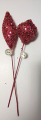 $100 25 LOT HOBBY LOBBY Pick Pink Glitter Paillettes 16″ Glass Beaded