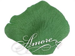 1000 Wedding Silk Rose Petals Clover Green, Petals & Garlands, Rose Petals