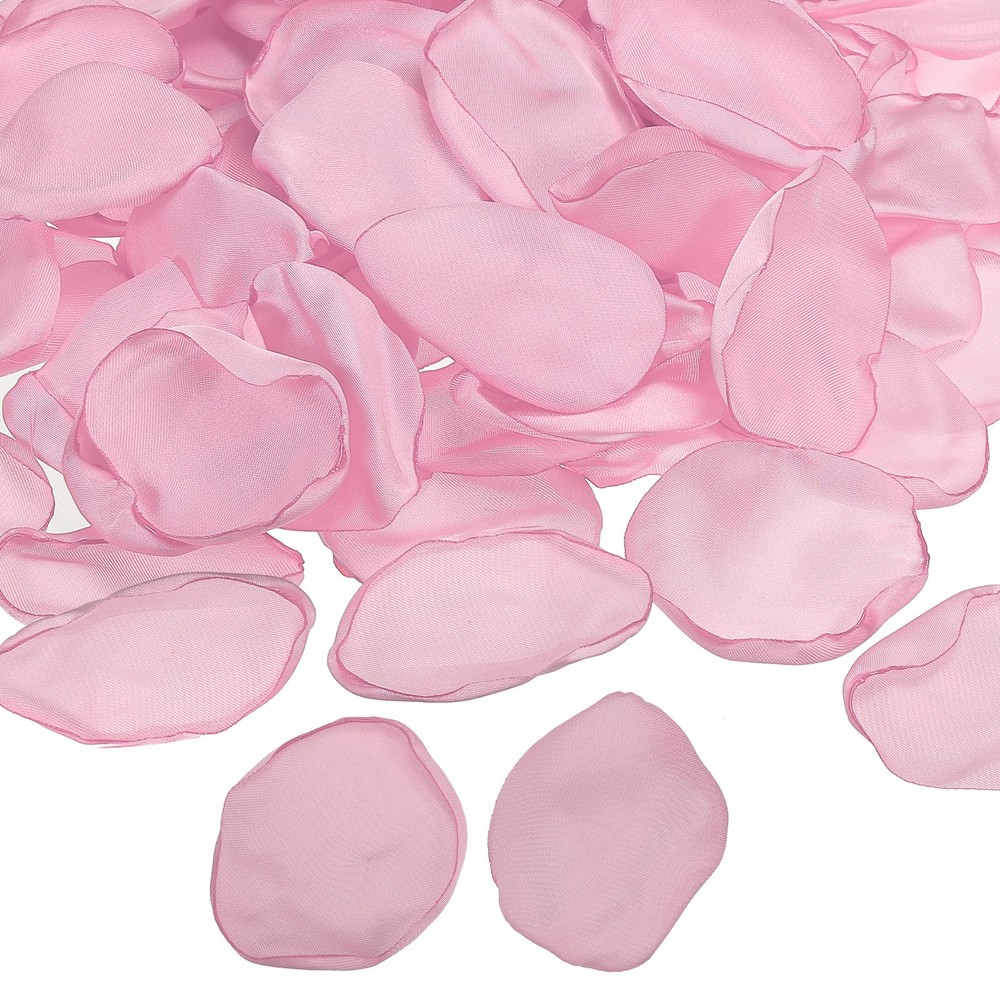 400 Pcs Silk Rose Petals, Artificial Flower Scatter Fake Rose Petals Light Pink