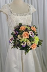 Whimsical Spring Summer Silk Wedding Bouquet