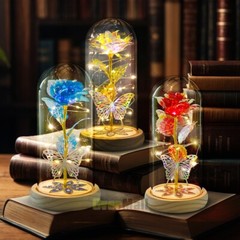 Eternal Rose Flower LED Enchanted Galaxy Rose LED Light Valentine’s Gift For Her
