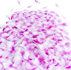 1500PCS Pink Rose Petals Silk Rose Petals for Romantic Night for Her Set Wedding
