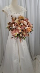 Seaside Gathering Faux Silk Wedding Bouquet