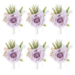 Delicate Faux Flower Bouquet Accessory for Bride and Bridesmaids Wedding Day