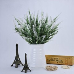 4pcs Artificial Lavender Plants Fake Flower Decorate Wedding Party Autumn Vibes