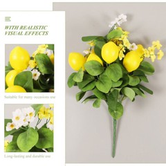 Artificial Lemon Branch Wedding Lemons Wedding Flower Arrangement Lemon Branch