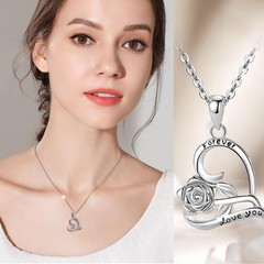SWEETIME Preserved Rose Gift Box,Eternal Flower,Forever Real Rose, White Gold