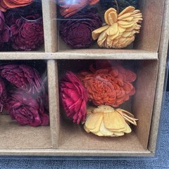 Sola Wood Flowers Boxed Orange Yellow Red Wedding Fall Décor Arrangements Fall