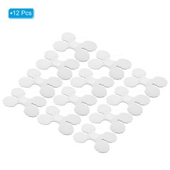 9.8ft Four-Leaf Garland, 12 Pack Tissue Paper Hanging Flower, White