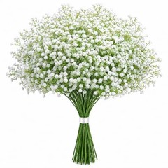 Babys Breath Artificial Flowers Fake Flowers Gypsophila Bouquet 24 Pcs White