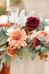 Ling’s Moment Wedding Table Centerpiece Package, Floral Swags for Wedding Hea…