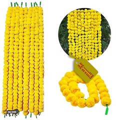 Yellow Marigold Wedding Decor Vine Flower Diwali Decorative Wall Hanging Garland