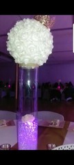 foam rose ball- white  