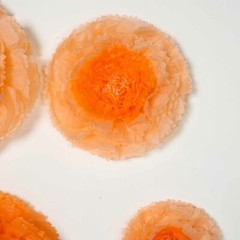 12 16 20 in Tissue Paper Carnations Flowers Wall Backdrop Party Decorations
