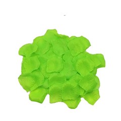 MELUOGE 1000Pcs Silk Sturdy Flower Rose Petals Wedding Party Pasty Grass Green