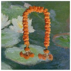 Marigold Flower Artificial Plastic Garland Decoration Wedding Party Event Orange