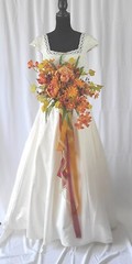 Autumn Bounty Faux Silk Bridal Bouquet
