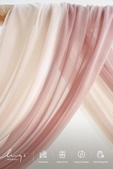 Pink Blue Artificial Wedding Arch Flowers Kit Pack of 4 2pcs Hanging Flower