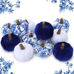 Geelin 12 Pcs Blue White Orange 3 inches (W) x 2.6 (H),