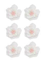 Stylish Handcrafted Paper Flowers Pack of 6 for Indoor and Outdoor Use