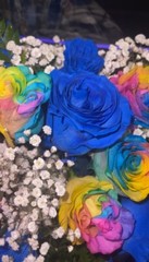 custom dried rose message