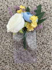 Pocket Square Boutonniere/Wrist Corsage Supplies