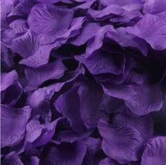 Rose Petals 1200pcs Artificial Flowers Silk Petals for Romantic Night Purple