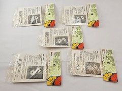 Vtg 13 Packs Mangelsen A-Ray of Petals Star Flower 12 Flowers/Pack Yellow 1979