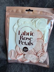 New Vivitar 200ct Valentine’s Day romantic date Fabric Rose Petals Dark red Pink