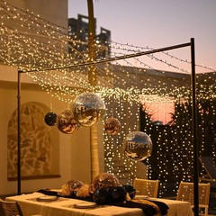 Yescom 4PCS 7″ Small Disco Ball Mirror Mini Hanging for Party Events Wedding