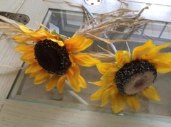 WEDDING FLOWERS sunflower bouquets bridal decorations add RECEPTION 7 bouquet
